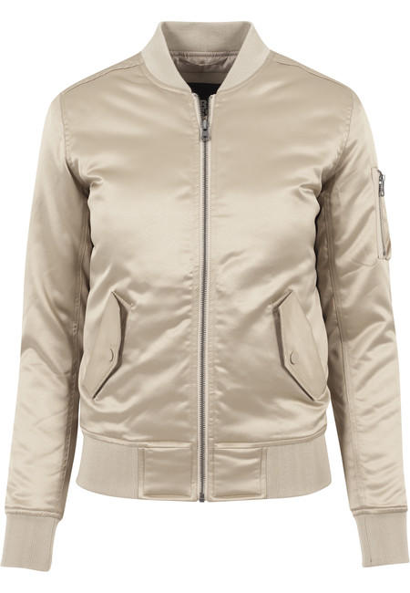 Urban Classics Women's Satin Bomber Jacket