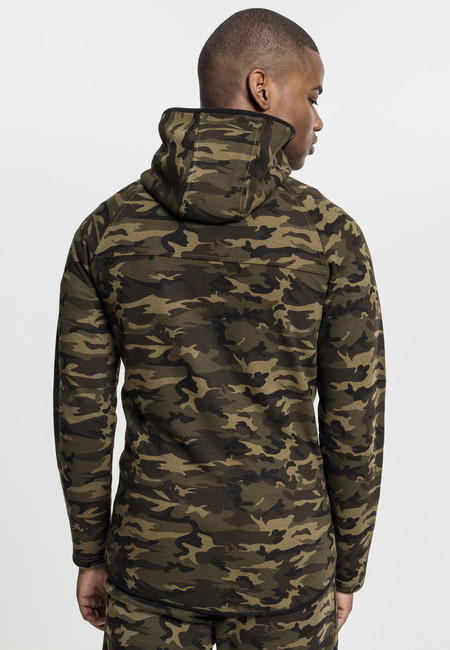 Urban Classics Men's Camo Zip Hoodie