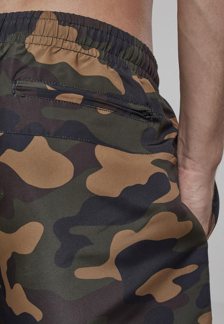 Urban Classics Men's Camo Swim Shorts