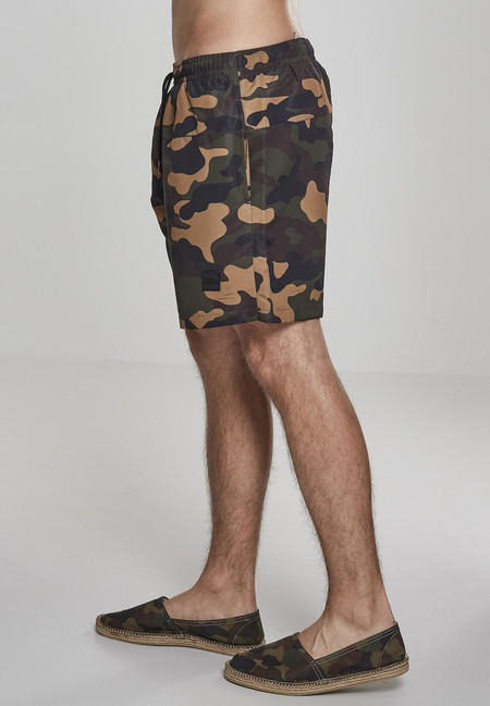 Urban Classics Men's Camo Swim Shorts