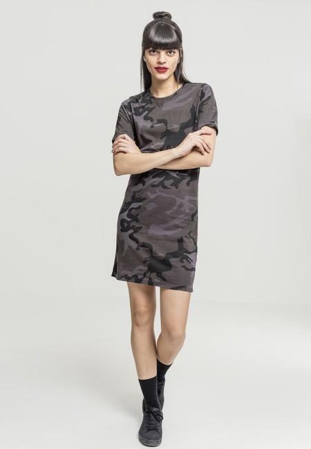 Urban Classics Women's Camouflage Dress, Dark Camo