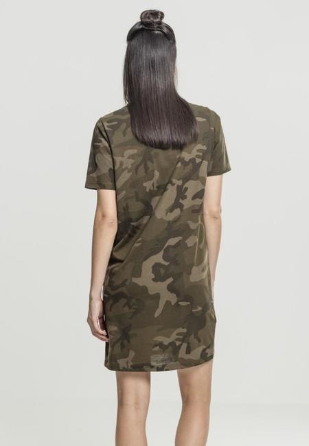 Urban Classics Women's Camouflage Dress, Olive Camo