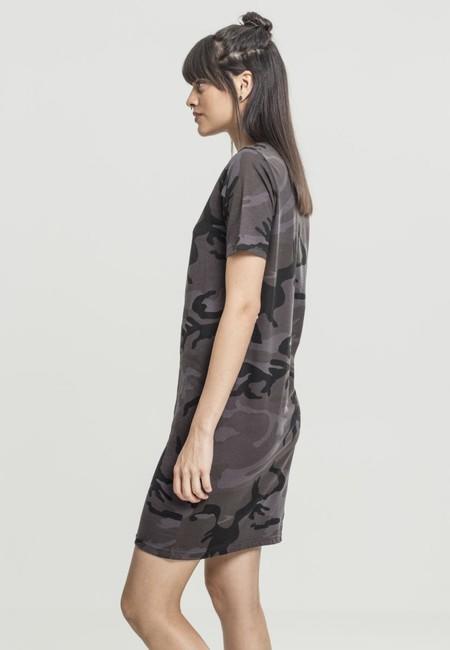 Urban Classics Women's Camouflage Dress, Dark Camo