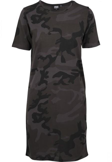 Urban Classics Women's Camouflage Dress, Dark Camo