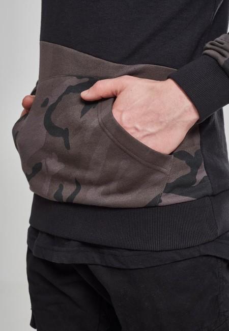 Urban Classics Zig Zag Hoodie, Dark Camo