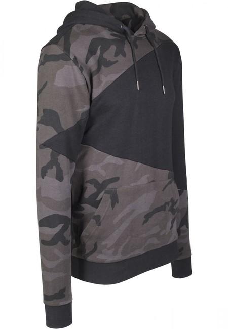 Urban Classics Zig Zag Hoodie, Dark Camo