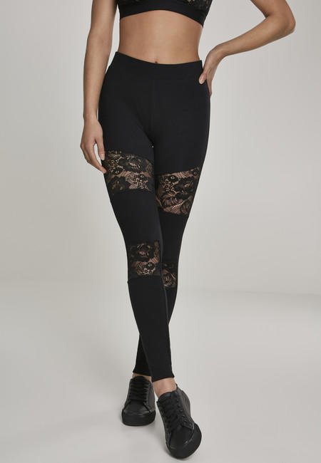 Urban Classics Women's Laces Inset Leggings
