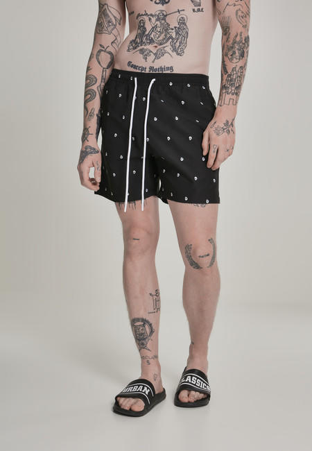 Urban Classics Men's Swim Shorts, Skull