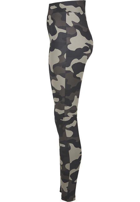 Urban Classics Women's Leggings Camo Tech, Dark Camo