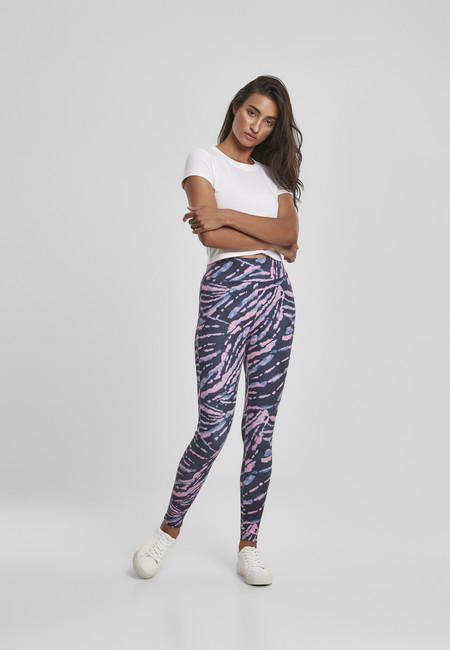 Urban Classics Women's High Waist Tie Dye Leggings