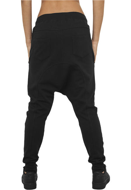 Urban Classics Women's Light Fleece Sarouel Pants, Black