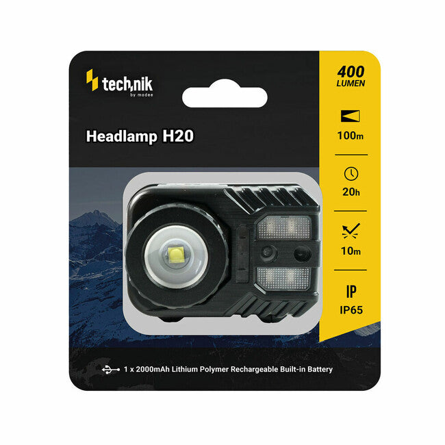 Headlamp Technical S Rubberized LED CREE XPG-2 Micro-USB Red Light