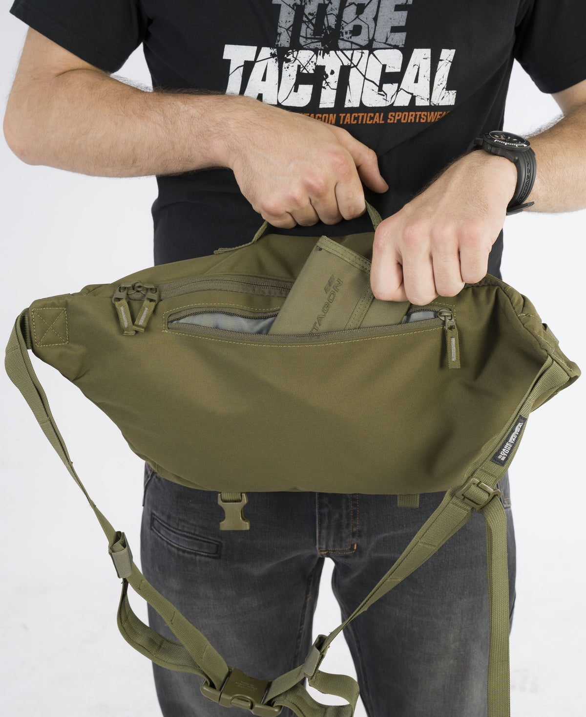 Pentagon Telamon Shoulder Bag, Coyote