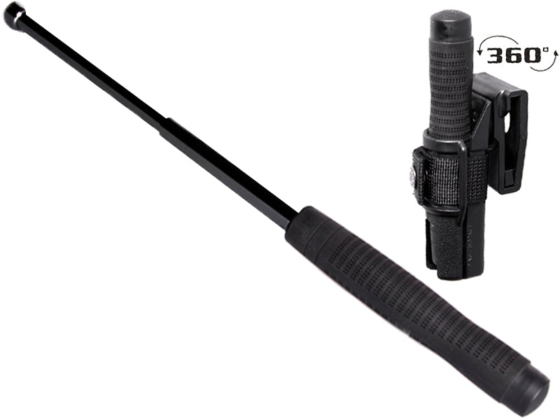 ESP Baton 18" 45cm, Hardened, Black, Ergonomic Handle