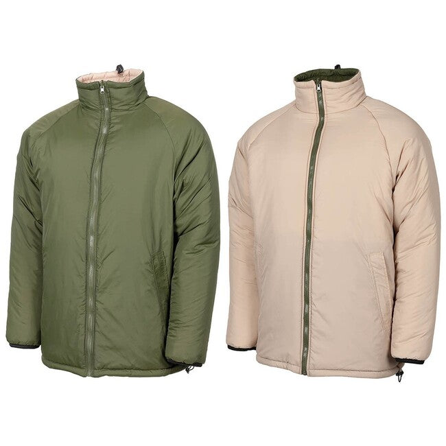 MFH Reversible Thermal Jacket GB, Olive Drab/Khaki