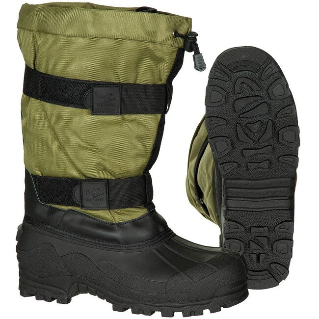 Fox Outdoor Thermo Boots Fox 40 C with Rubber Sole, OD Green