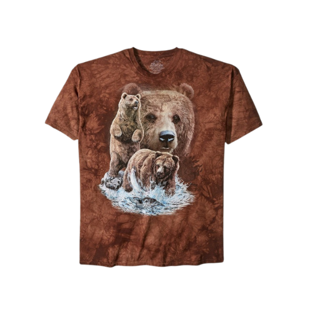 The Mountain tričko 3D 10 medveďov, unisex