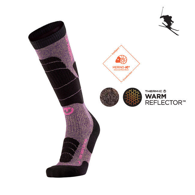 Therm-ic Women's Ski Merino Socks