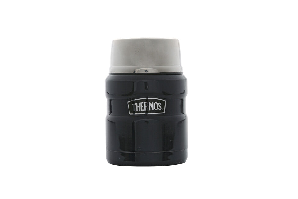 Thermos King Food Container with Spoon 0.47l, Navy Blue