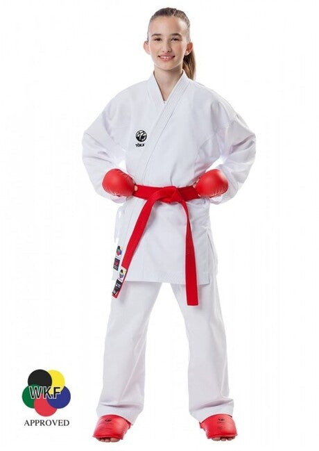 Tokaido detské kimono Kumite Master WKF 270g, biele