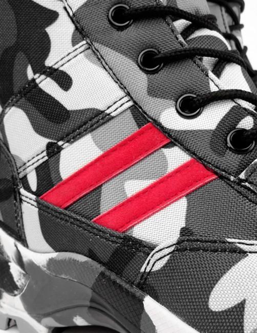 Double Red B&W Camodresscode Red Desert Shoes