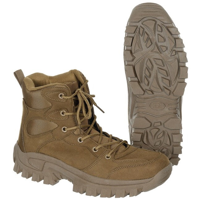 MFH Commando Tactical Boots, Coyote Tan