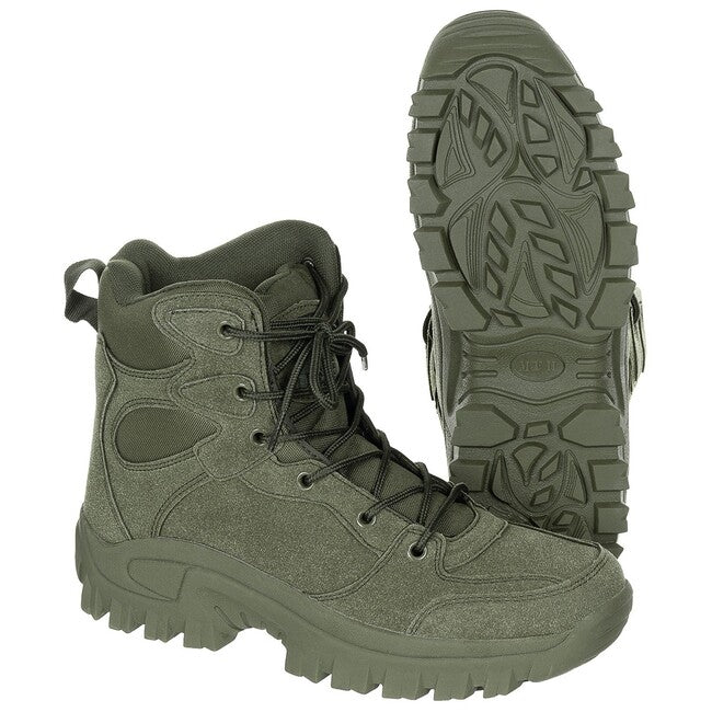 MFH Commando Tactical Boots, OD Green