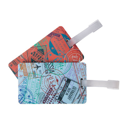 Travelon Súprava štítkov na batožinu Passport stamps, 2 ks