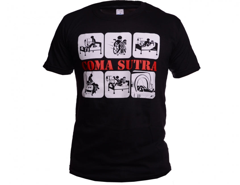 O&T Funny Comasutra T-Shirt, Black