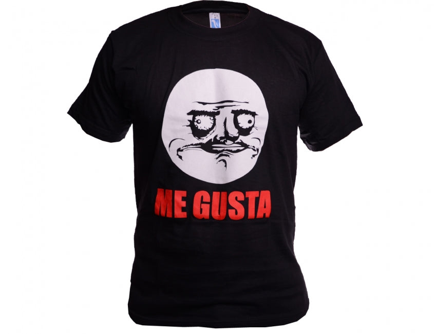 O&T Funny Me Gusta T-Shirt, Black
