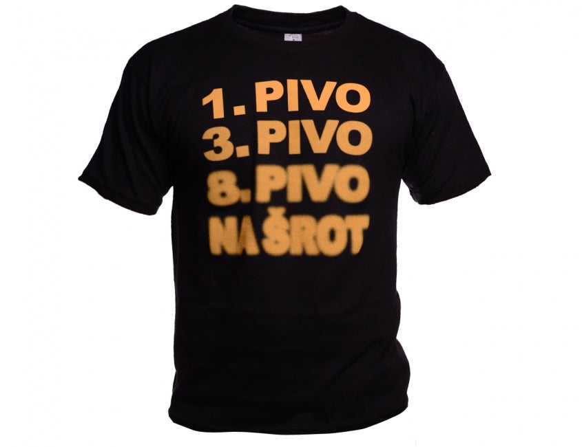 O&T Funny Beer Humor T-Shirt, Black