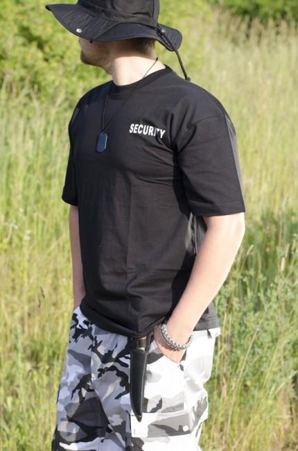 MFH Security T-Shirt 160 g/m², Black