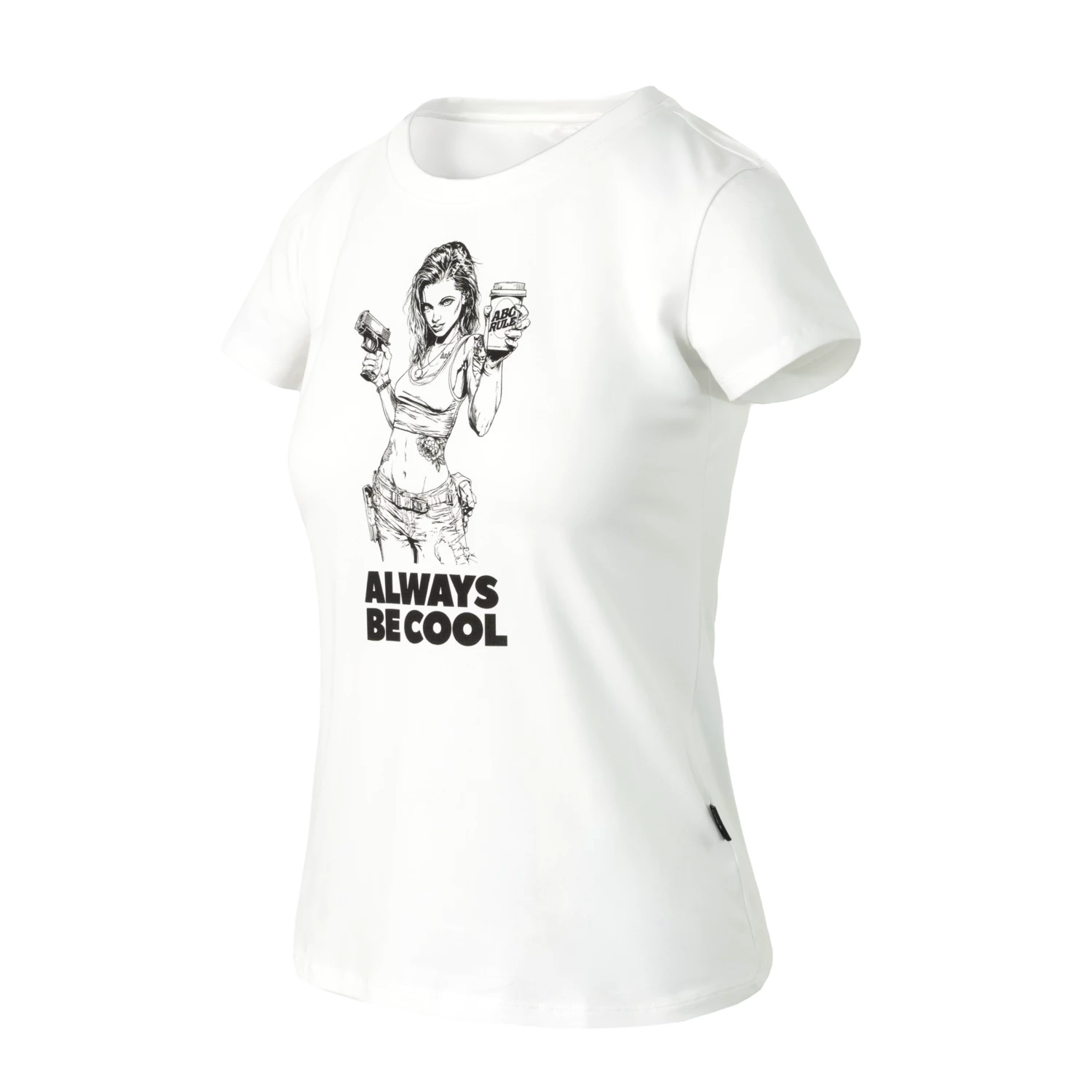 Helikon-Tex ABC Girl dámske tričko, biele