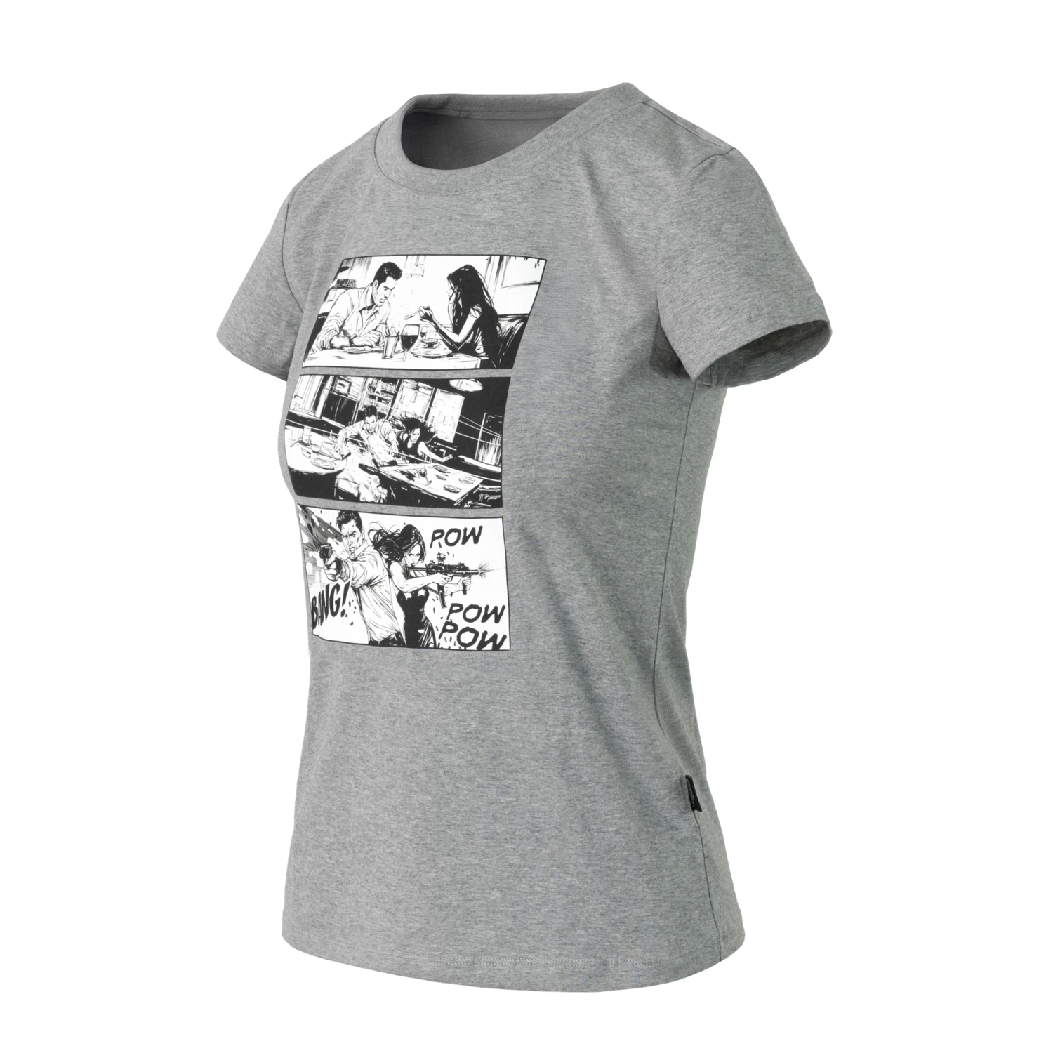 Helikon-Tex Combat Date dámske tričko, mid grey melange