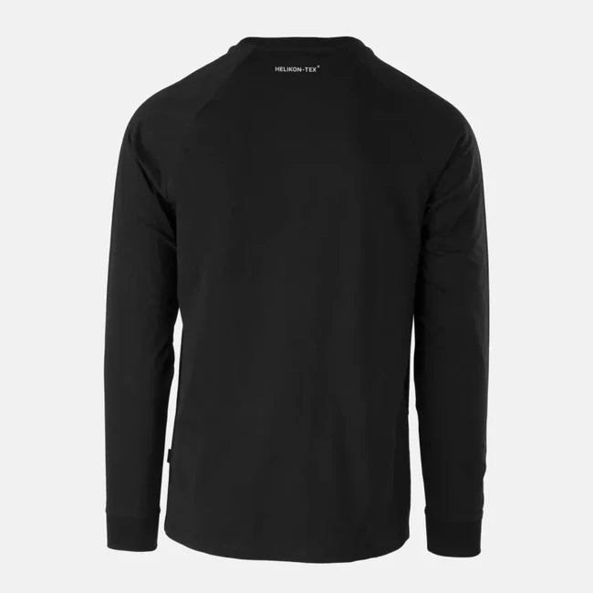 Helikon-Tex Long Sleeve T-Shirt with Logo, Black