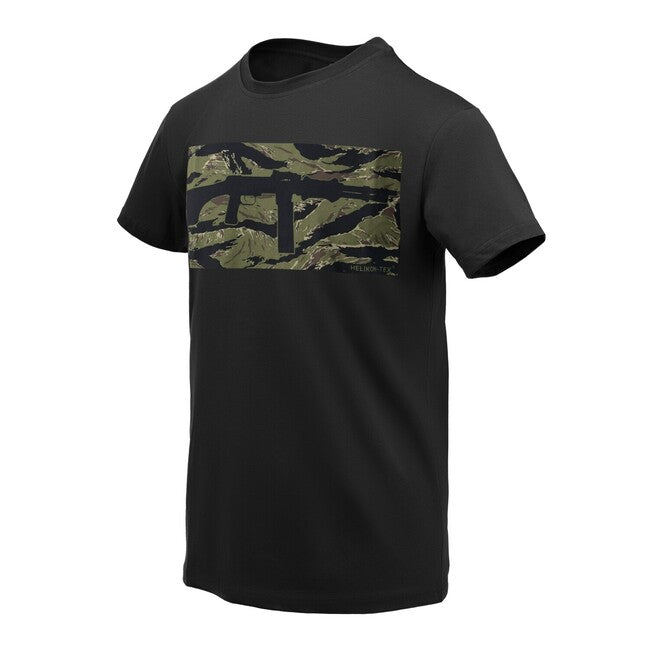 Helikon-Tex RPD Cotton T-Shirt, Black/Tiger Stripe