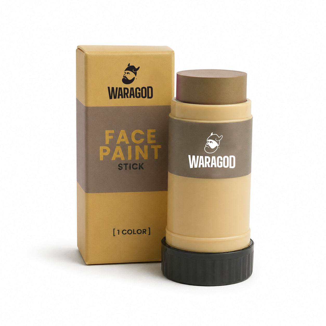 WARAGOD camo face paint stick, brown