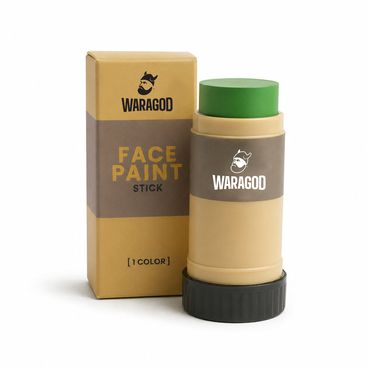 WARAGOD camo face paint stick, green