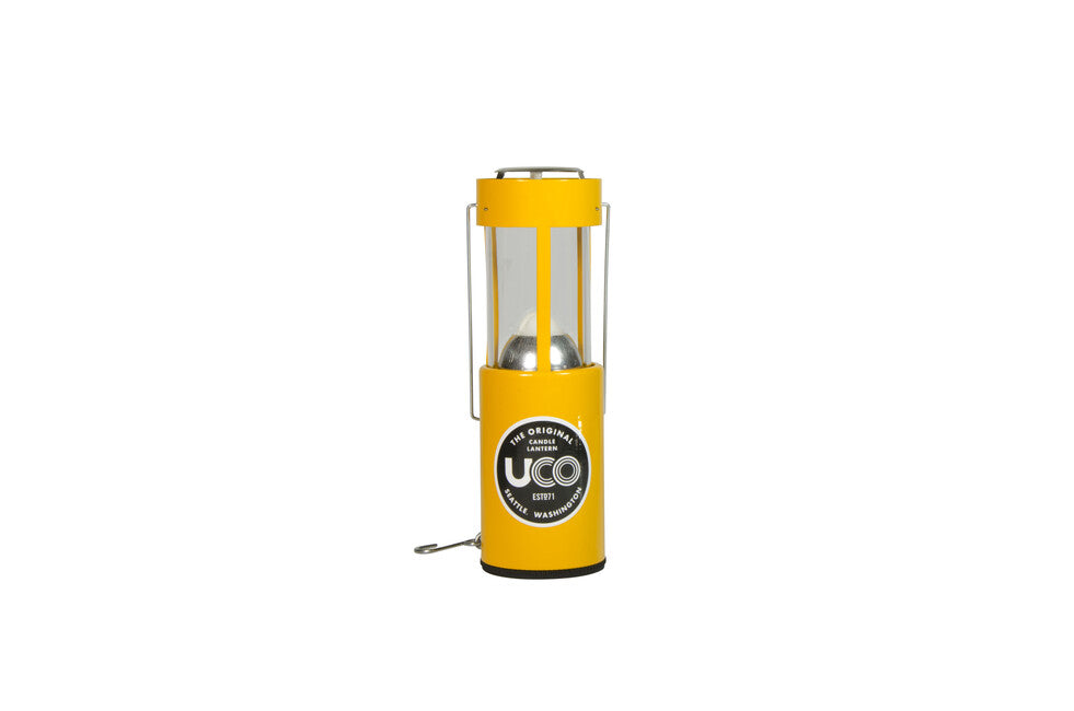 UCO Candle Lantern Aluminum, Yellow
