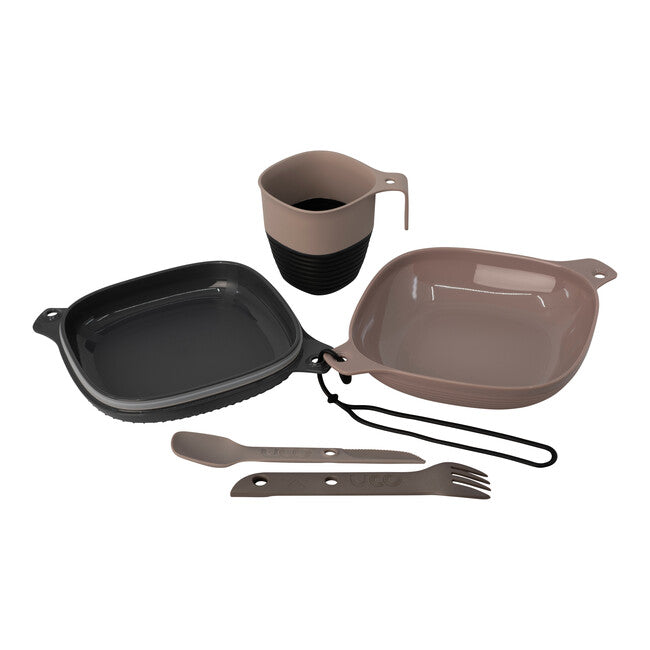 UCO Mess Kit 6-Piece Grey-Beige