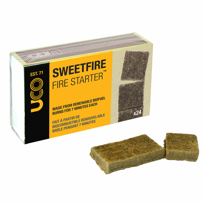 UCO Sweetfire Tabs Eco-Friendly Fire Starters, Storm-Resistant