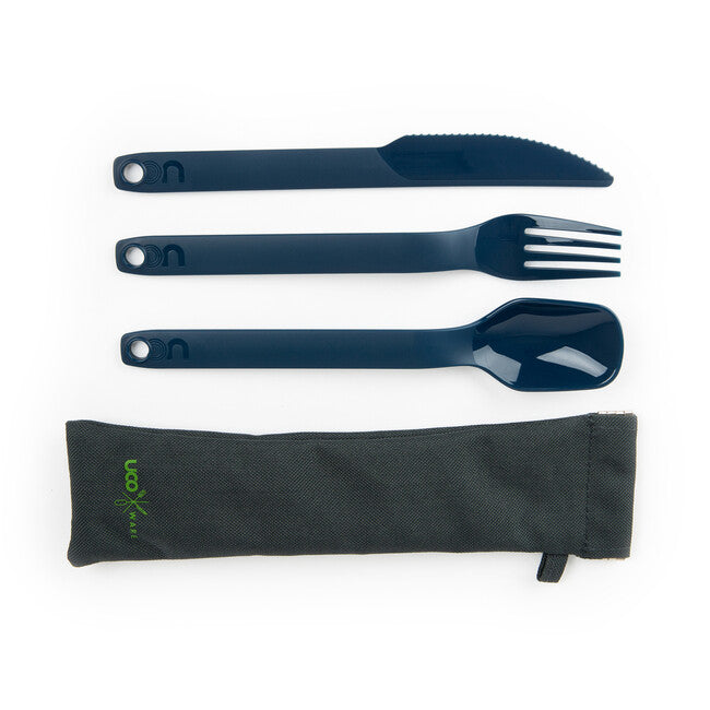 UCO Switch Utensil Set Spork Blue 3 Pieces