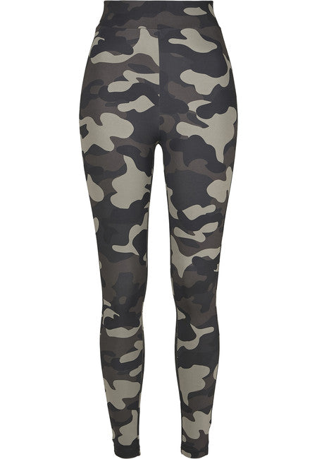 Urban Classics Women's Leggings Camo Tech, Dark Camo