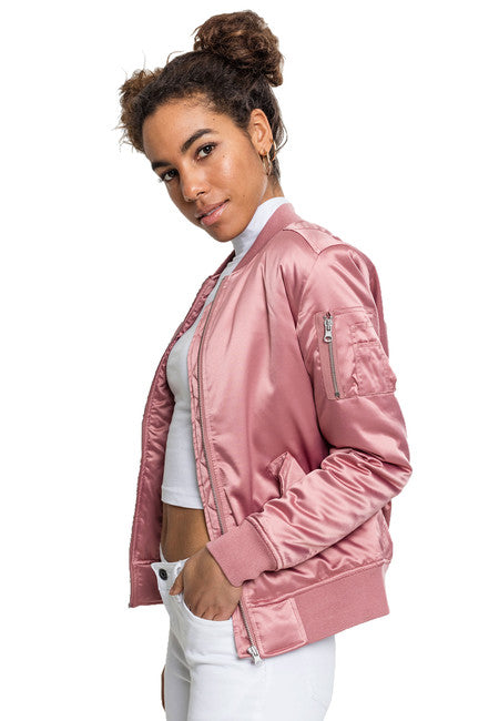 Urban Classics dámska saténová bomber bunda