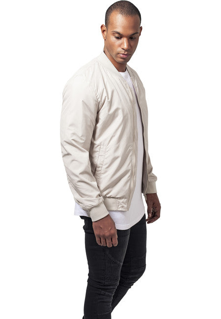 Urban Classics Light Bomber Jacket, Beige