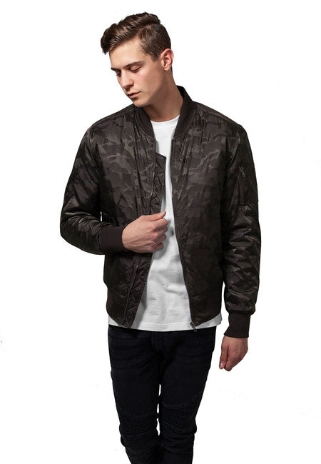 Urban Classics Camouflage Bomber Jacket