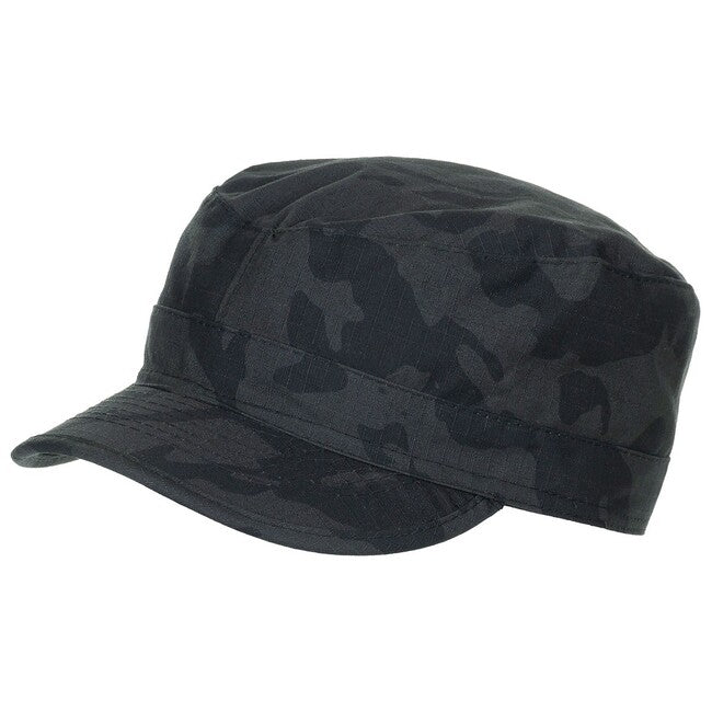 MFH BDU Rip-Stop American Field Cap, Night Camo
