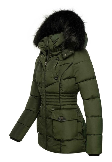 Marikoo VANILLA Women's Winter Jacket with Hood