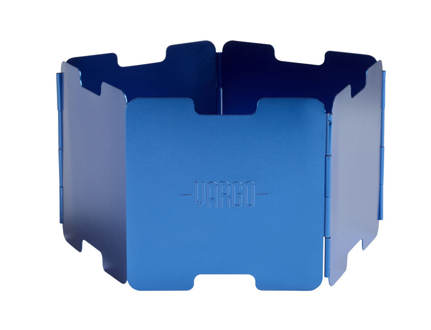 Vargo Aluminum Windscreen with Pot Stand for Alcohol Stove, Blue
