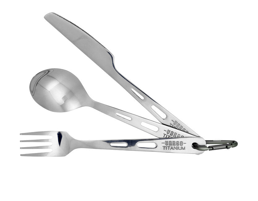 Vargo Titanium Cutlery Set, 3-Piece